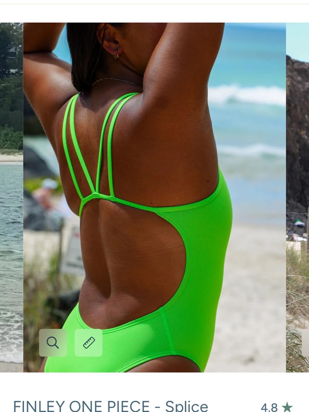 Finley One-Piece Swimsuit in Neon Green